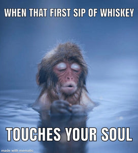 First sip of whiskey meme