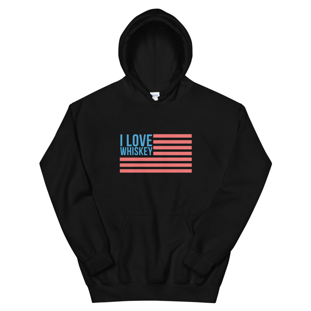 I Love Whiskey America Hoodie